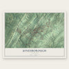 Jonesborough, Tennessee map print, the full design