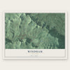 Windham, New York map print, the full design
