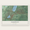 Parsippany, New Jersey map print, the full design