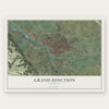 Grand Junction, Colorado map print, the full design