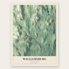 Williamsburg, Massachusetts map print, the full design