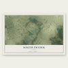South Frydek, Texas map print, the full design