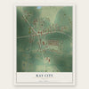 Ray City, Georgia map print, the full design
