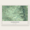 Charleston, New York map print, the full design
