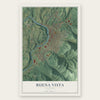 Buena Vista, Virginia map print, the full design