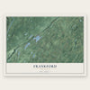 Frankford, New Jersey map print, the full design