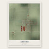 Arbyrd, Missouri map print, the full design