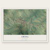 Ewing, Kentucky map print, the full design