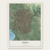 Orem, Utah map print, the full design