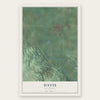 Davis, Oklahoma map print, the full design