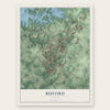Buford, Georgia map print, the full design