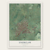 Enumclaw, Washington map print, the full design