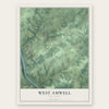 West Amwell, New Jersey map print, the full design