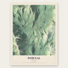 Pownal, Vermont map print, the full design