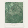 Harding, New Jersey map print, the full design