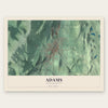 Adams, Massachusetts map print, the full design