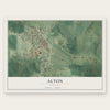 Alton, Missouri map print, the full design