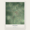 Tenaha, Texas map print, the full design