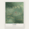 Cosby, Missouri map print, the full design