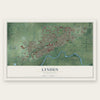 Lynden, Washington map print, the full design