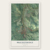 Breckenridge, Colorado map print, the full design