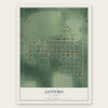 Gotebo, Oklahoma map print, the full design