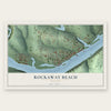 Rockaway Beach, Missouri map print, the full design
