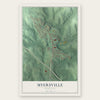 Myersville, Maryland map print, the full design