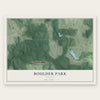 Boulder Park, Georgia map print, the full design