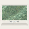 East Amwell, New Jersey map print, the full design