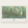 Silt, Colorado map print, the full design
