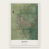 Bono, Arkansas map print, the full design