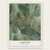 Fairview, West Virginia map print, the full design