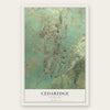 Cedaredge, Colorado map print, the full design