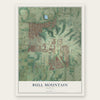 Bull Mountain, Oregon map print, the full design
