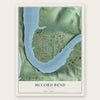 McCord Bend, Missouri map print, the full design