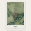 Lindsey, Ohio map print, the full design