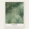 Hettick, Illinois map print, the full design