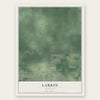 Larkin, Michigan map print, the full design