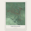 Chittenango, New York map print, the full design