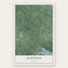 Hastings, New York map print, the full design