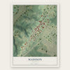 Madison, Virginia map print, the full design