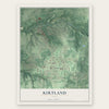 Kirtland, Ohio map print, the full design