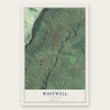 Whitwell, Tennessee map print, the full design