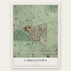 Cabbagetown, Georgia map print, the full design