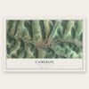 Cameron, West Virginia map print, the full design