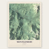 Montgomery, Vermont map print, the full design