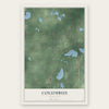 Columbus, Minnesota map print, the full design