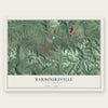 Barboursville, West Virginia map print, the full design
