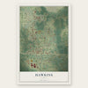 Hawkins, Texas map print, the full design